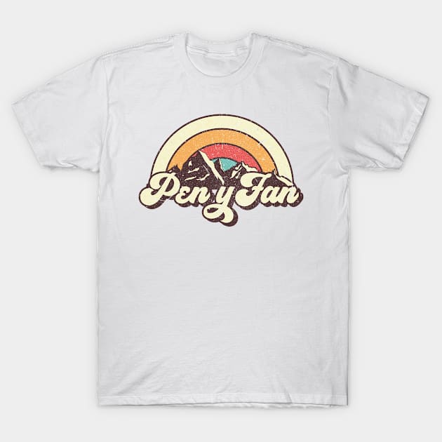 Pen y Fan mountain climbing T-Shirt by SerenityByAlex